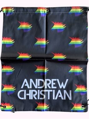 Andrew Christian “Pride 🦄 Unicorn” Cinch Bag